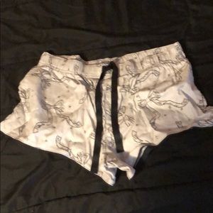 Victoria’s Secret bow PJ shorts